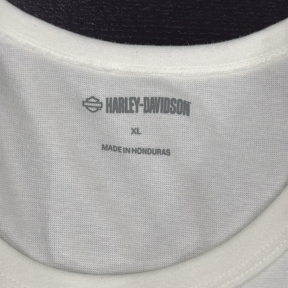 Harley-Davidson Women's Ultra Classic Racer Font White Tank Top - 2XL - Picture 4 of 7